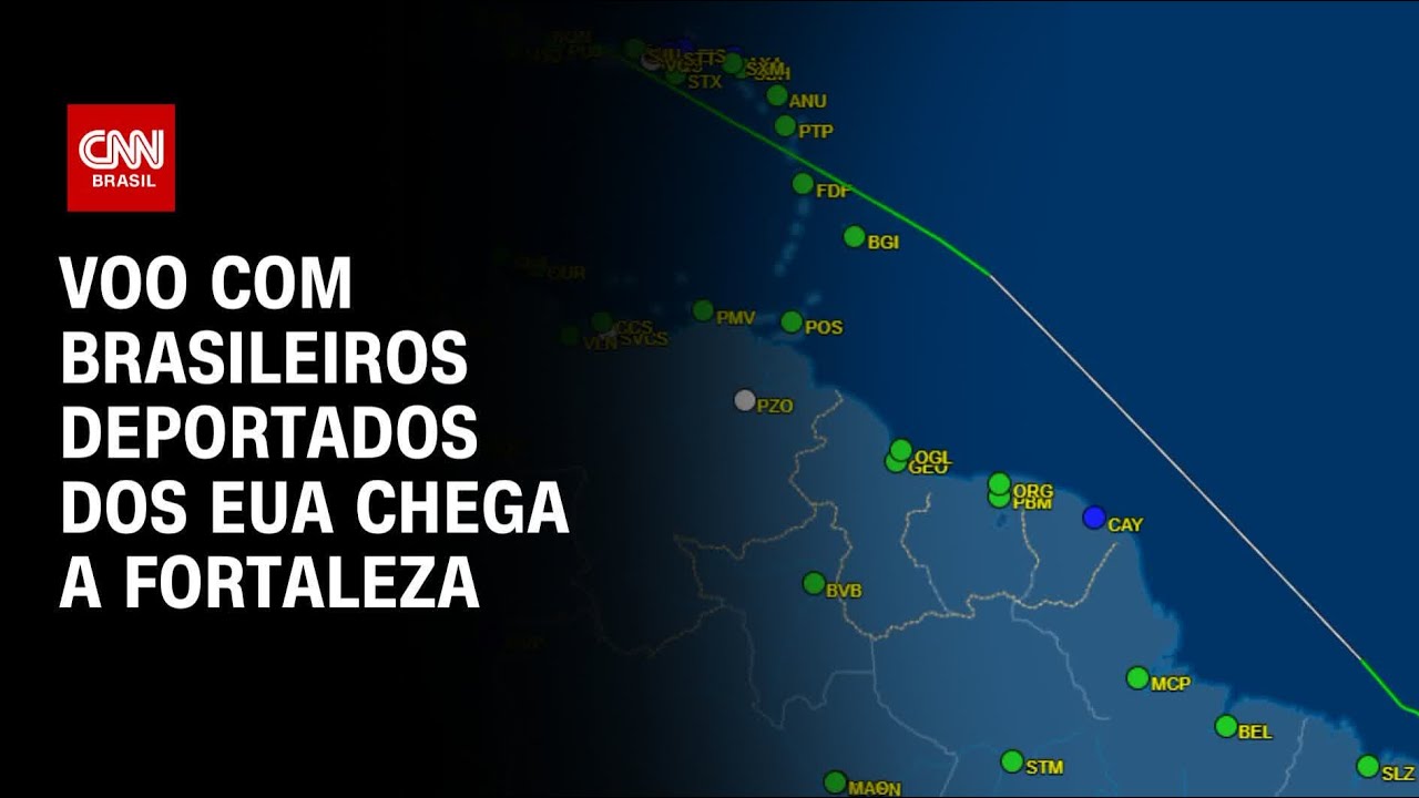 Voo com brasileiros deportados dos EUA chega a Fortaleza | CNN 360°