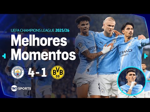 Gols e lances de Manchester City x Borussia Dortmund