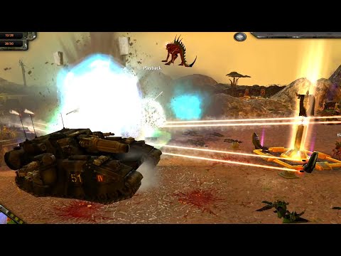 Imperial Guard vs Dark Eldar vs Chaos - Titanium Wars - Warhammer 40K Dawn Of War Soulstorm