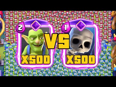 ⚔️ Prepare for the Ultimate Clash Royale War: 500 Goblins vs 500