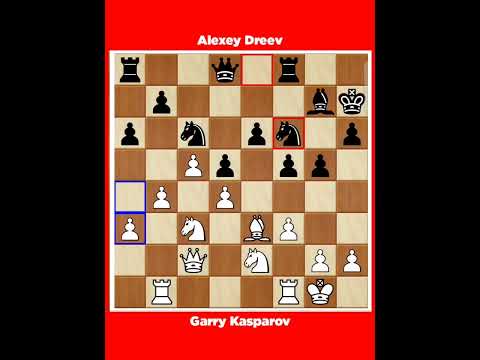 Garry Kasparov vs Alexey Dreev √ PCA Grandprik Active Moscow RUS, 1996.