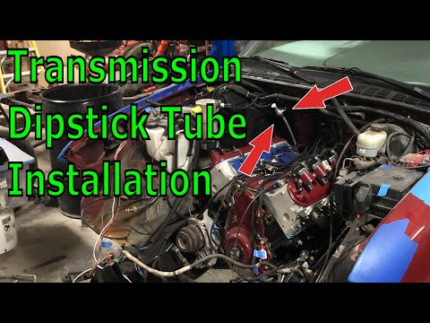S10 LS SWAP PT 11: Installing the TRANSMISSION DIPSTICK TUBE