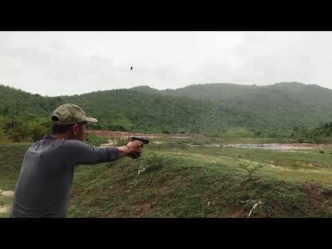 Shooting Glock19 Gen4 in Cambodia Khmer Rough area