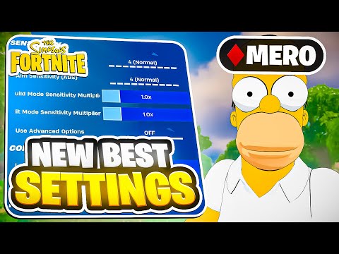 *NEW* BEST Controller Settings For Fortnite Simpsons! (PS4/PS5/Xbox/PC)