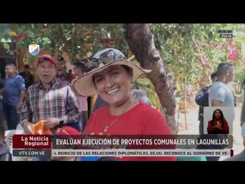 Ejecucion de proyectos comunales en Lagunillas