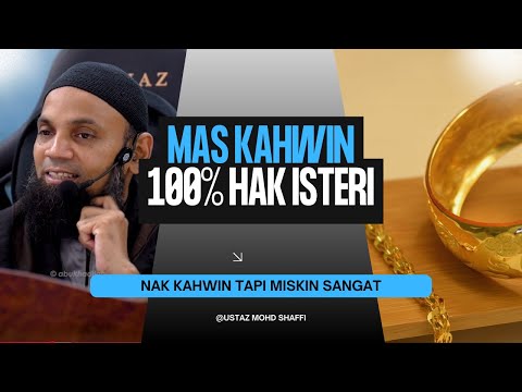 Mas Kahwin Murah Tapi Berfaedah 