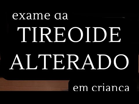 Abnormal thyroid test in a child