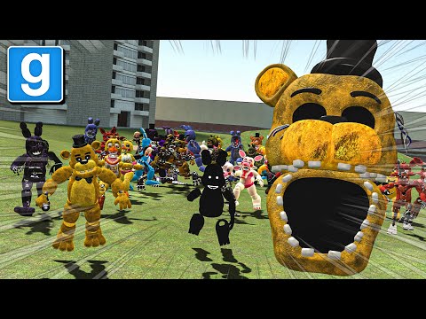 Garry's Mod FNAF All Fazbear Ultimate Pill Pack Nextbots Spotlight & Customization