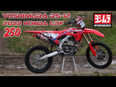 Moto Vlog 61 : YOSHIMURA RS-12 2022 HONDA CRF 250 INSTALL GUIDE