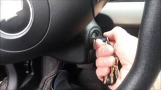 2009 Chevy Cobalt No Battery & Key Stuck