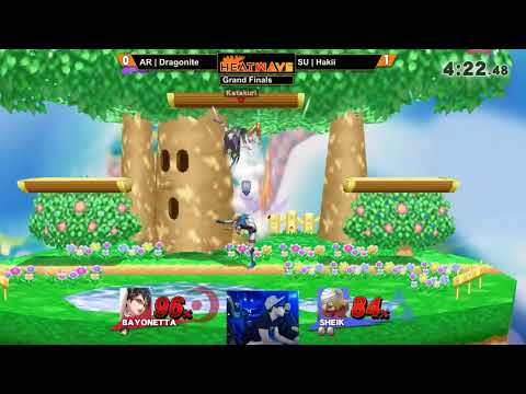 Heatwave #77 [Grand Finals] - Hakii (Sheik) vs Dragonite (Mario/Bayonetta/Ryu)