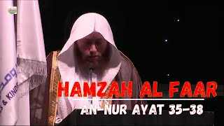 Download lagu bacaan Indah syaikh Hamzah al faar surah nur ayat 35-38 mp3