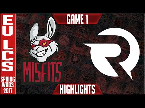 Misfits vs Origen Game 1 Highlights - EU LCS W6D3 Spring 2017 - MSF vs OG G1