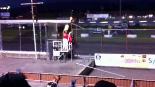 preview picture of video 'Rookie Pistol Pete Langley wins Mini Stock Main  4-13-13  Petaluma Speedway'
