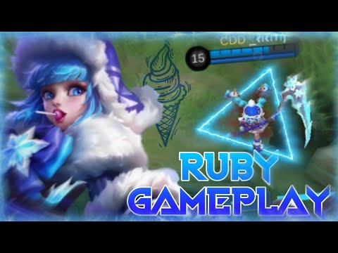 💙Ruby Edelweiss Gameplay -(Feat Yuri)- (Mlbb)💙
