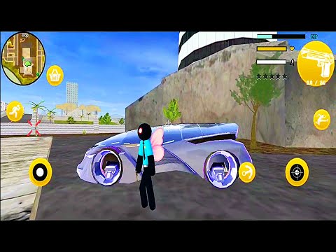 Police Stickman Rope Hero Strange Crime Simulator