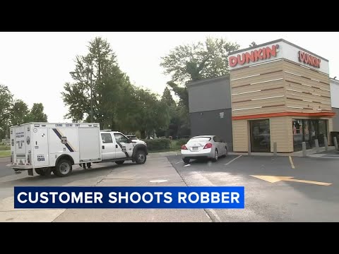 Customer shoots alleged robber at Northeast Philadelphia Dunkin'