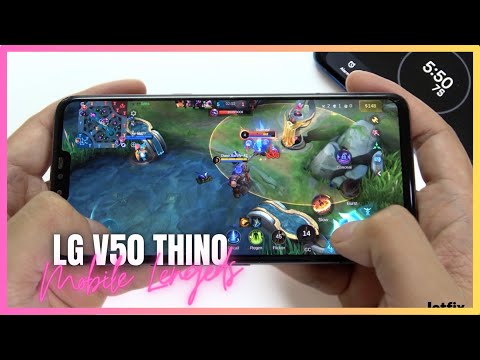 LG V50 ThinQ Mobile Legends Gaming test MLBB | Snapdragon 855