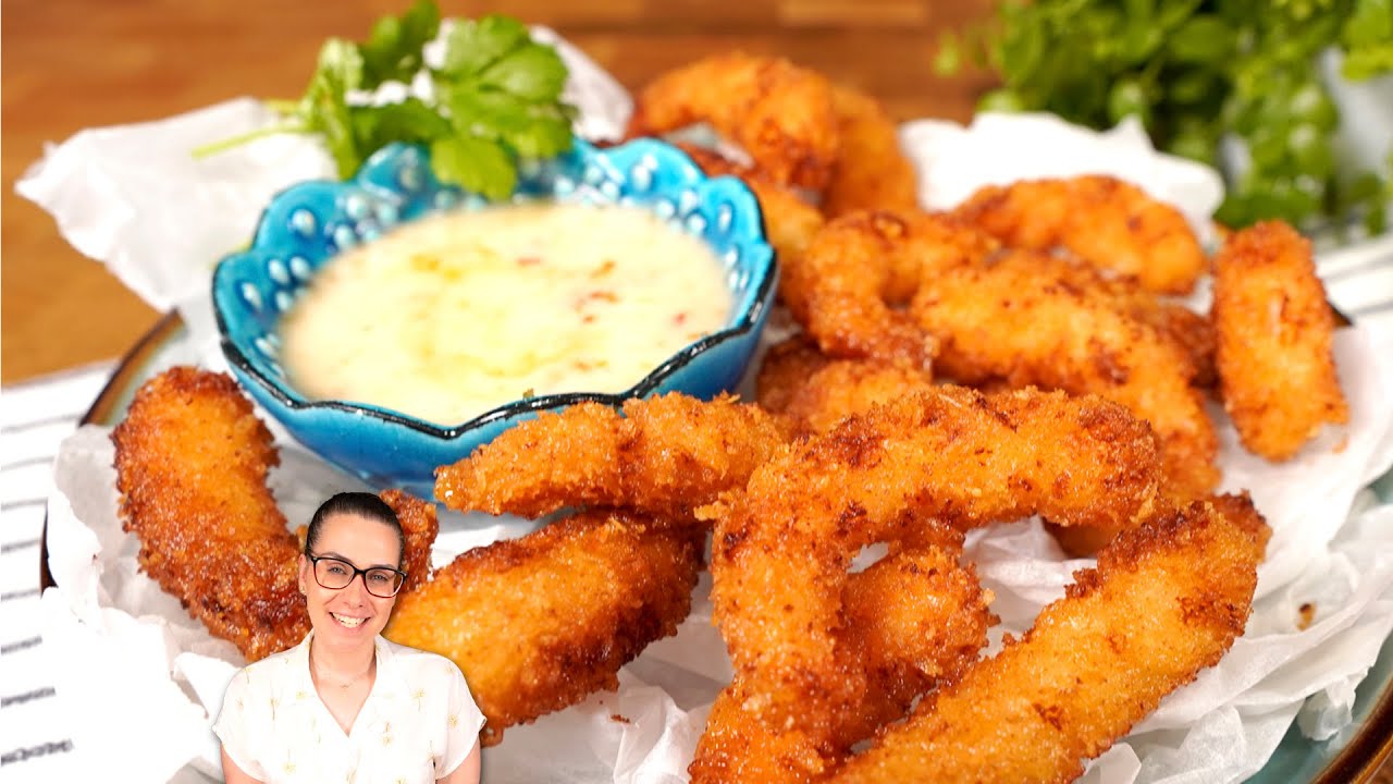Camarão frito crocante, empanado super fácil e delicioso!