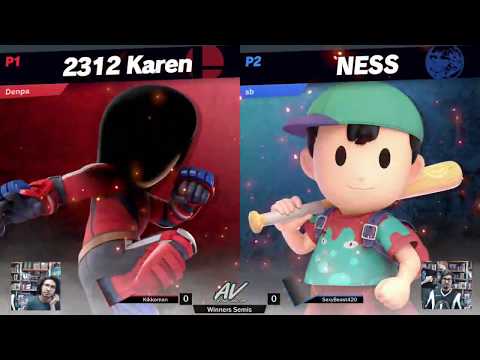 SSBU @ Battlegroundz -Winners Semis: Kikkoman (Mii Brawler) vs SexyBeast420 (Ness)