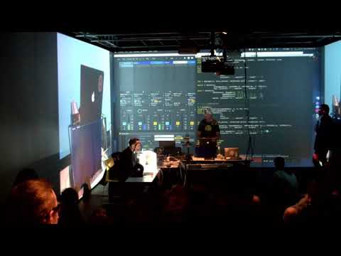 TOPLAP15 - London Goldsmiths Algorave - Cassiel (partial) - 15 February 2019 20:00