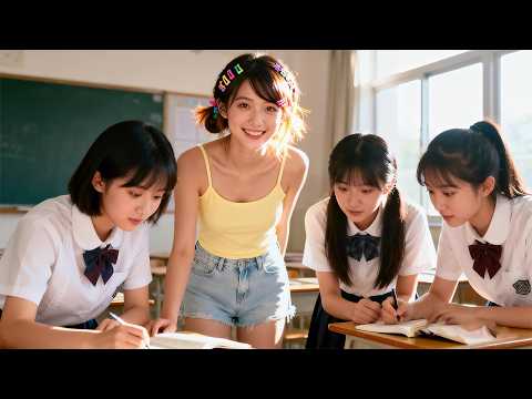 Reborn as a student, she decides to study hard and enjoy youth!
