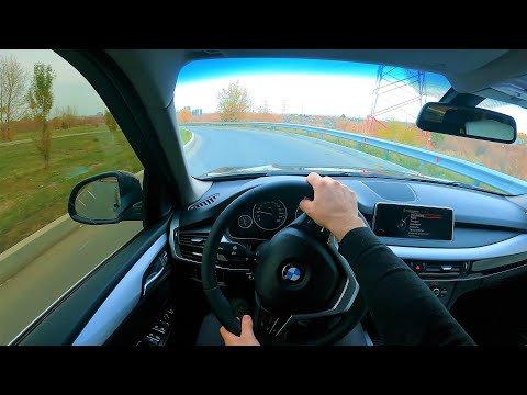 2015 BMW X5 30d - POV Test Drive, acceleration 0-100