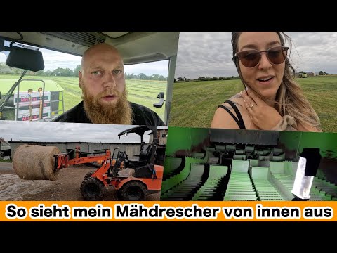 FarmVLOG#838 - Ein 8 Schüttler Mähdrescher - so sieht er im inneren aus