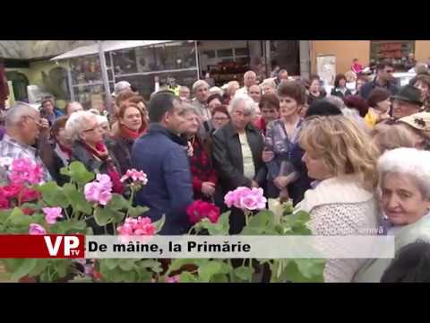 De mâine, la Primărie