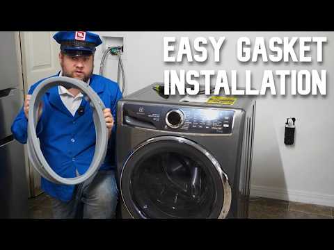 How to Replace the Door Gasket on a Newer Frontload Electrolux Washing Machine + Inner Spring Hack