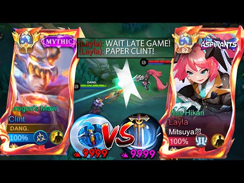 GLOBAL CLINT VS TOP 72 GLOBAL LAYLA TRASHTALKER🔥 | ONE OF THE HARDEST RANKED GAME! (WHO WILL WIN?)