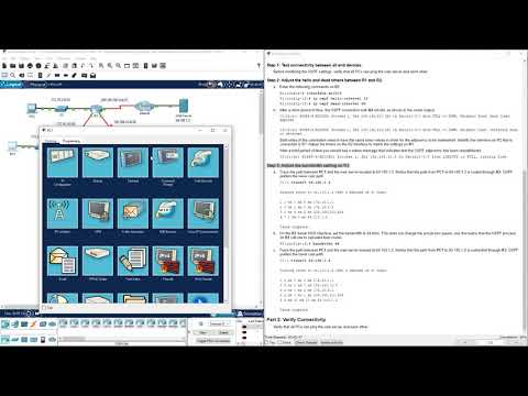 CCNA3-ENSAv7 - Lab 2.4.11 Packet Tracer - Modify Single Area OSPFv2