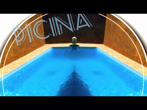 Construção de uma piscina de alvenaria....