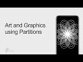 Art and Graphics using Partitions in Incredible Ingrid App