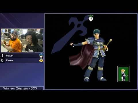 SG 20.5 SSBM - Makari (Marth) vs. Rasen (Sheik) - Melee WQF