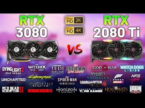 20 Games on RTX 3080 vs RTX 2080 Ti in 2023 - 1440p & 4K