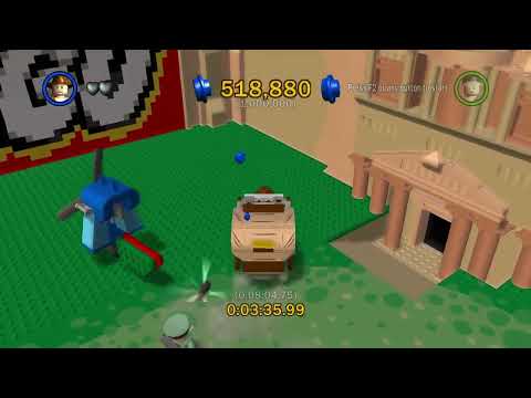 Lego Indiana Jones - Ancient City Bonus Level Speedrun (Full Completion Under 8 Minutes)