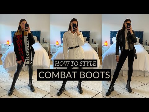 HOW TO STYLE COMBAT BOOTS // feat. 5 Autumn-Winter...
