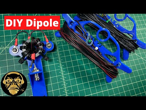 3D Printed Ham Radio Dipole Antenna Build thumbnail