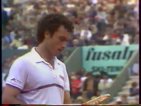 FO 1981 SF Lendl vs. Clerc 2/2