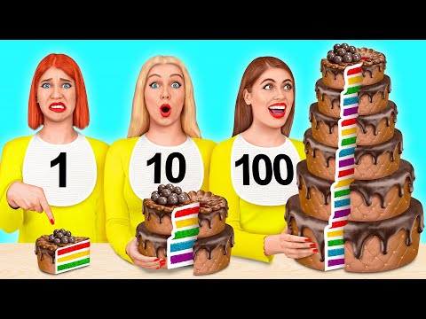 100 Layers of Food Challenge | Crazy Ideas To Cook by Friendly DO