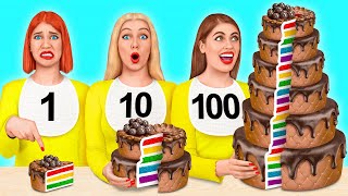 100 Layers of Food Challenge | Crazy Ideas To Cook by Friendly DO