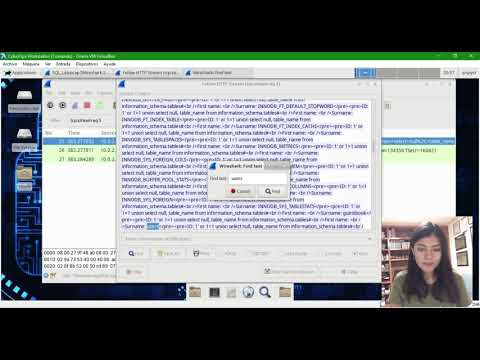 7.3.2.4 Attacking a mySQL database