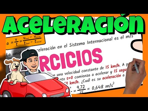 🚗 ACCELERATION | Explanation, formula, and problems