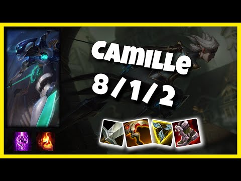 Camille vs Urgot Top 11.1 Challenger S11 Gameplay (8/1/2) - OCE