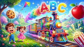 Alphabet Train Ride 🚂✨ | ABC Song for Kids | Fun Nursery Rhymes & Learning Songs
