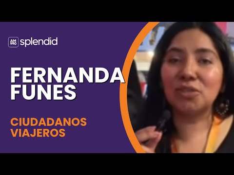 Fernanda Funes, sec. de Cultura y Turismo de Seclantás, en Ciudadanos Viajeros