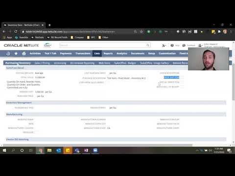 NetSuite Inventory Management Demo by Bridgepoint Consulting