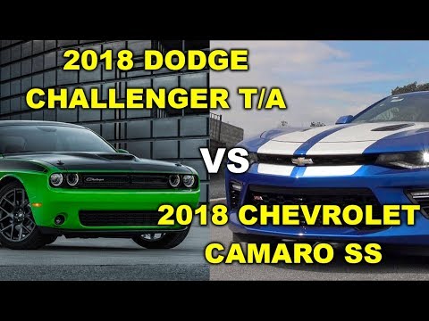 Thumbnail for 2018 Dodge Challenger T/A vs 2018 Chevrolet Camaro SS by Opel, Trans a, Chevrolet, Performance car, rall, Dodge, Sports car, Trans am, Chevrolet Camaro, rally, WiLL, Car, vide