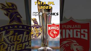 Kkr vs pbks in ipl 2023 #shorts #youtubeshorts #ipl